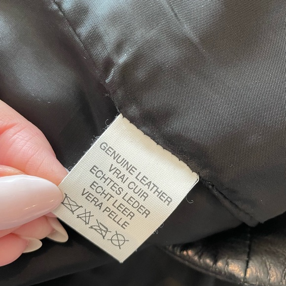 Genuine 100% Leather Calvin Klein Collection Skirt (size 4) - Picture 4 of 6